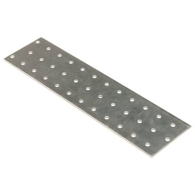 vidaXL Perforated Plates 40 pcs 2 mm 240x60 mm Galvanised Steel