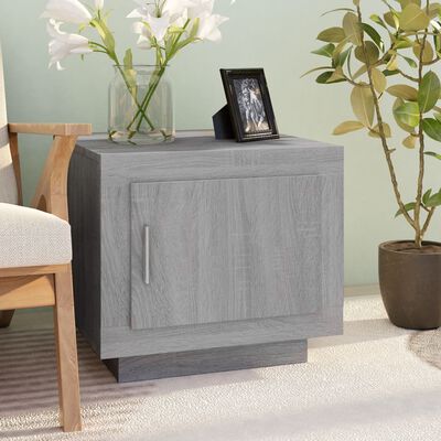 vidaXL Coffee Table Grey Sonoma 51x50x45 cm Engineered Wood