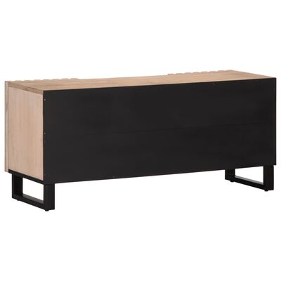 vidaXL TV Cabinet 100x34x46 cm Solid Wood Mango