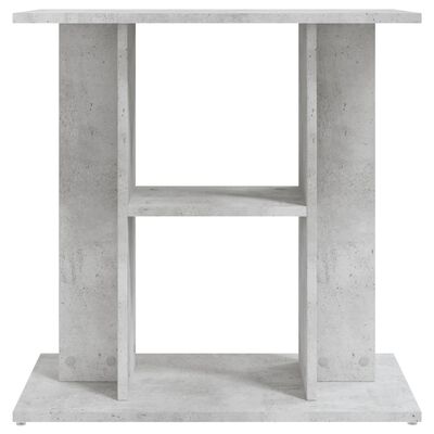 vidaXL Aquarium Stand Concrete Grey 60x30x60 cm Engineered Wood