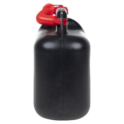 vidaXL Fuel Can with Flexible Spout 3 pcs Black 10 L Plastic