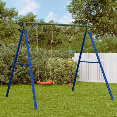 vidaXL Outdoor Swing Set with Swing and Disc Swing