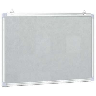 vidaXL Magnetic Whiteboard 40x30x1.7 cm Aluminium