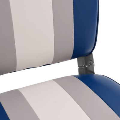 vidaXL 2 Piece Foldable Boat Seat Set High Backrest