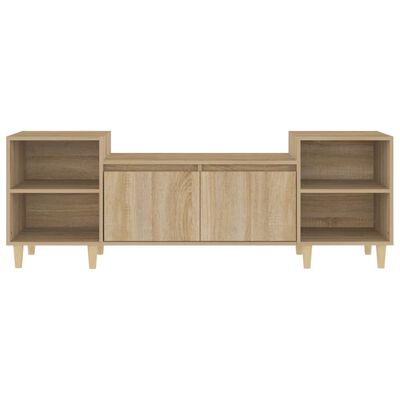 vidaXL TV Cabinet Sonoma Oak 160x35x55 cm Engineered Wood