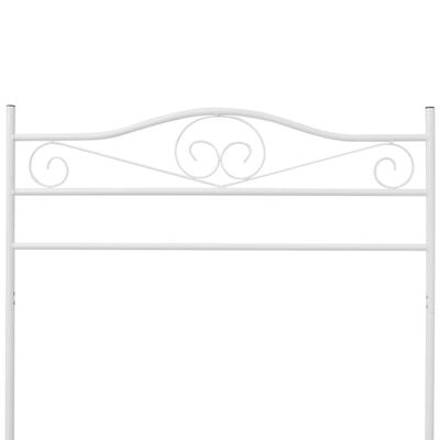 vidaXL Clothing Rack White Steel