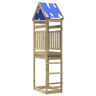 vidaXL Play Tower 85x52.5x265 cm Impregnated Wood Pine