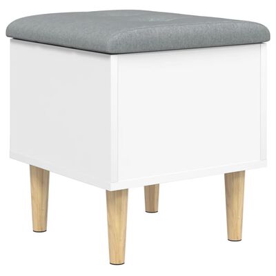 vidaXL Storage Bench White 42x42x46 cm Engineered Wood