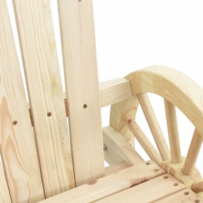 vidaXL Garden Adirondack Chair Solid Wood Fir