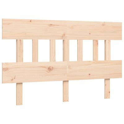 vidaXL Bed Frame without Mattress 140x190 cm Solid Wood Pine