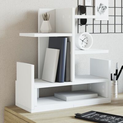 vidaXL Desk Organiser White 49x20x52.5 cm Engineered wood