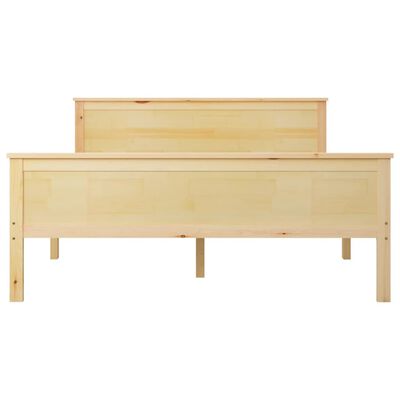 vidaXL Bed Frame without Mattress Solid Wood Pine 160x200 cm