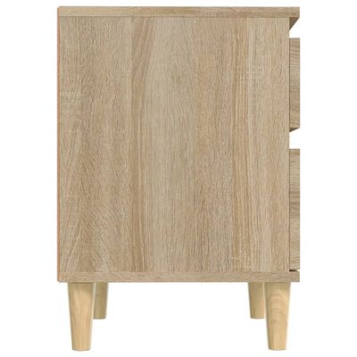 vidaXL Bedside Cabinet Sonoma Oak 40x35x50 cm