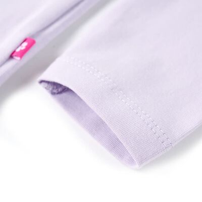 Kids' T-shirt with Long Sleeves Light Lilac 128