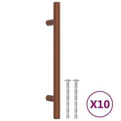 vidaXL Cabinet Handles 10 pcs Bronze 160 mm Stainless Steel