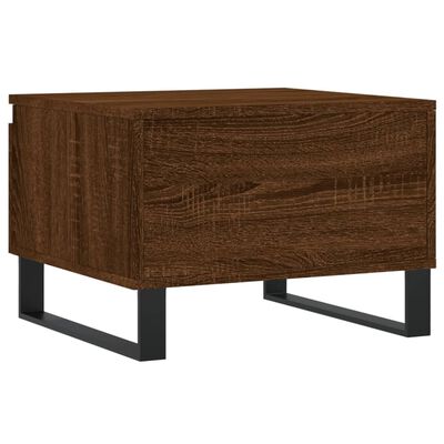 vidaXL Coffee Table Brown Oak 50x46x35 cm Engineered Wood