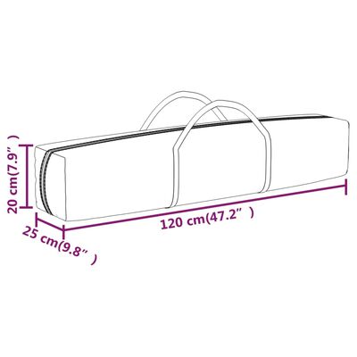 vidaXL Folding Party Tent White 3x3 m