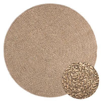 vidaXL Rug ZIZUR 120 cm Jute Look Indoor and Outdoor