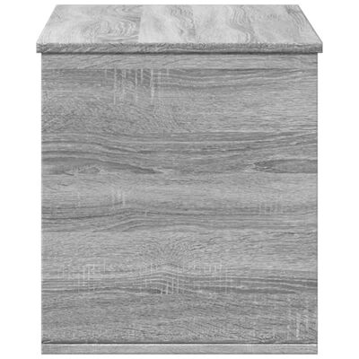 vidaXL Storage Box Grey Sonoma 100x42x46 cm Engineered Wood