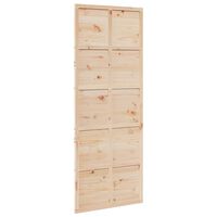 vidaXL Barn Door 80x208 cm Solid Wood Pine