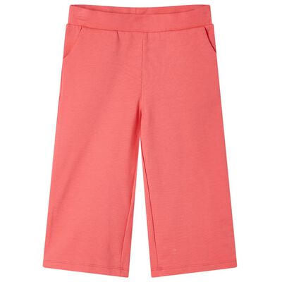 Kids' Pants with Wide Legs Coral 104