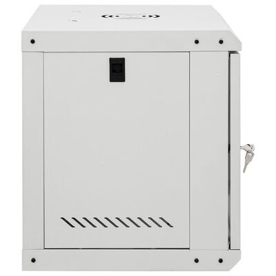 vidaXL 9U Wall Mounted Network Cabinet 19" IP20 53x40x45 cm