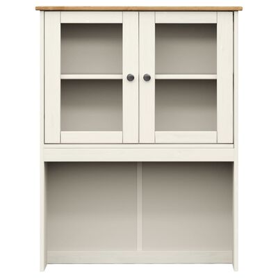 vidaXL Dresser Top VIGO White 78x30x100 cm Solid Wood Pine