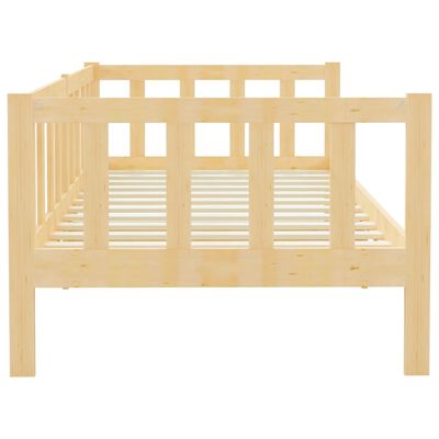 vidaXL Day Bed without Mattress Solid Wood Pine 90x200 cm