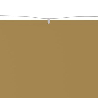 vidaXL Vertical Awning Beige 100x1000 cm Oxford Fabric