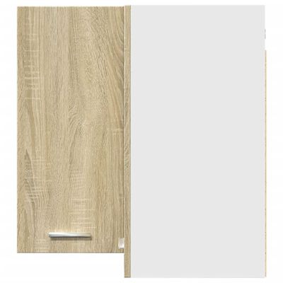 vidaXL Hanging Corner Cabinet Sonoma Oak 57x57x60 cm Engineered Wood