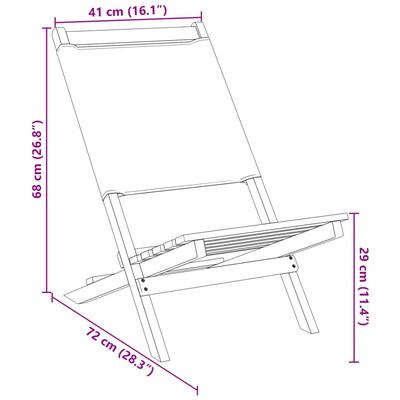 vidaXL Garden Chairs 2 pcs Cream White Solid Wood Acacia and Fabric