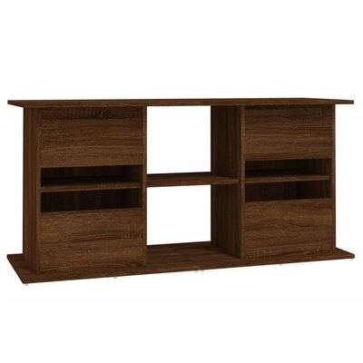 vidaXL Aquarium Stand Brown Oak 121x41x58 cm Engineered Wood