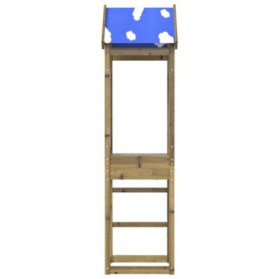 vidaXL Play Tower 52.5x46.5x208 cm Impregnated Wood Pine