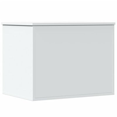 vidaXL Storage Box White 60x42x46 cm Engineered Wood