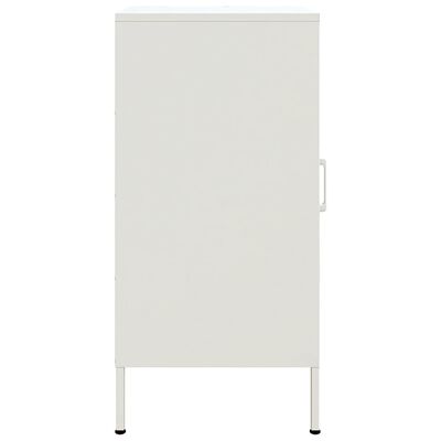 vidaXL Sideboard White 36x39x79 cm Cold-rolled Steel