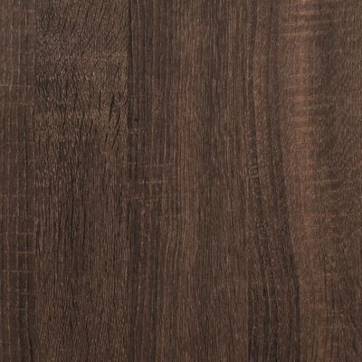 vidaXL Wardrobe with Wheels Brown Oak 102x38x110 cm Engineered Wood