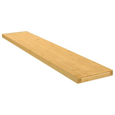 vidaXL Wall Shelf 100x20x2.5 cm Bamboo