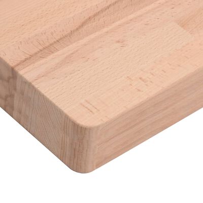 vidaXL Desk Top 80x40x4 cm Solid Wood Beech