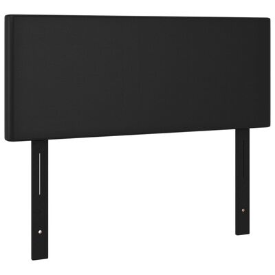 vidaXL Headboard Black 100x5x78/88 cm Faux Leather