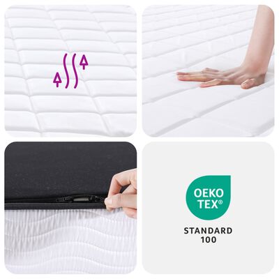 vidaXL Foam Mattress Medium Soft 180x200 cm