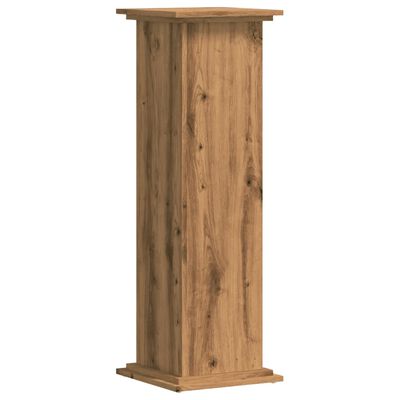 vidaXL Plant Stand Artisian Oak 33x33x100 cm Engineered Wood