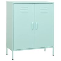 vidaXL Storage Cabinet Mint 80x35x101.5 cm Steel