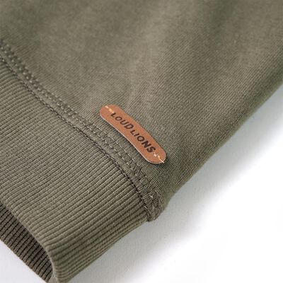 Kids' Hooded Sweatshirt Khaki 128