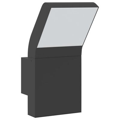 vidaXL Outdoor LED Wall Light Black Die-cast Aluminium