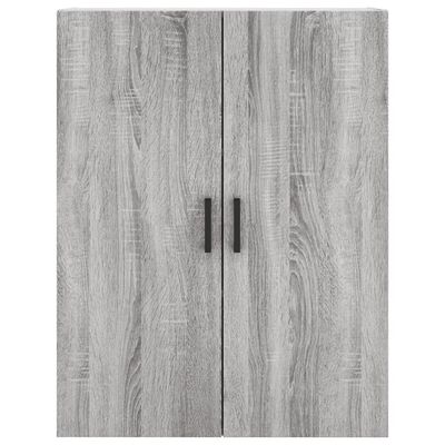 vidaXL Highboard Grey Sonoma 69.5x34x180 cm Engineered Wood