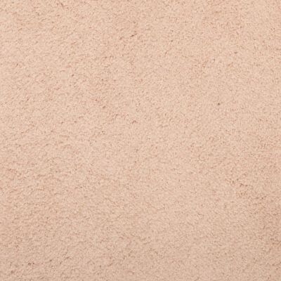 vidaXL Rug HUARTE Short Pile Soft and Washable Blush Ø 80 cm