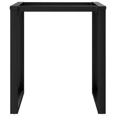 vidaXL Dining Table Legs O-Frame 60x60x73 cm Cast Iron