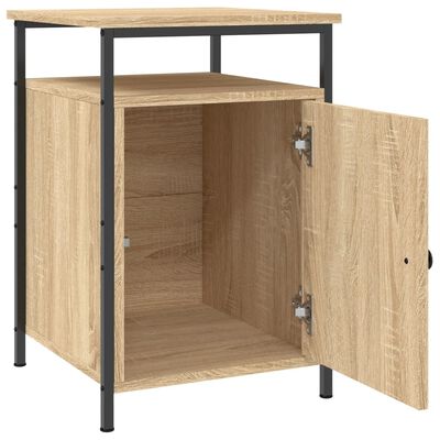 vidaXL Bedside Cabinet Sonoma Oak 40x42x60 cm Engineered Wood