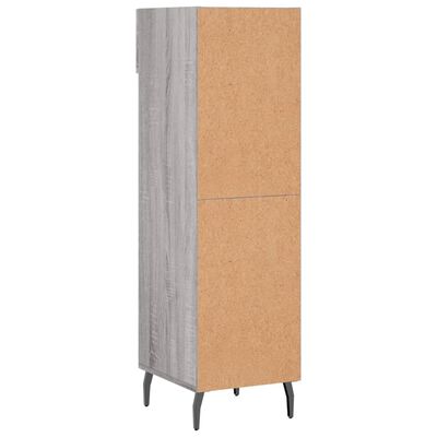 vidaXL Shoe Cabinet Grey Sonoma 30x35x105 cm Engineered Wood