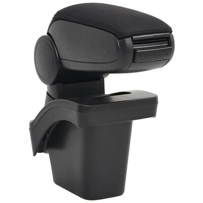 vidaXL Car Armrest Black 16x30x(40-50) cm ABS